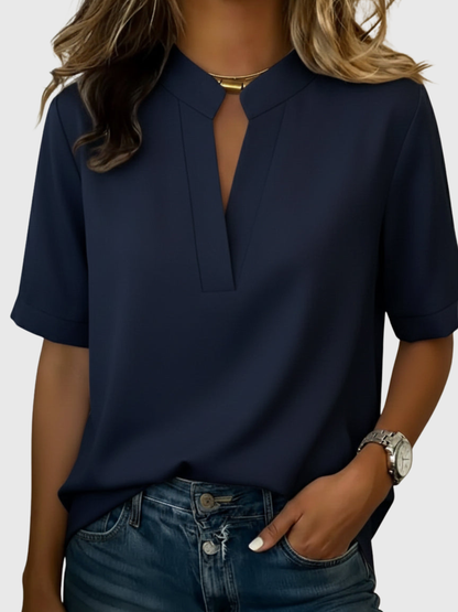 Loise | Blouse élégante à col raffiné