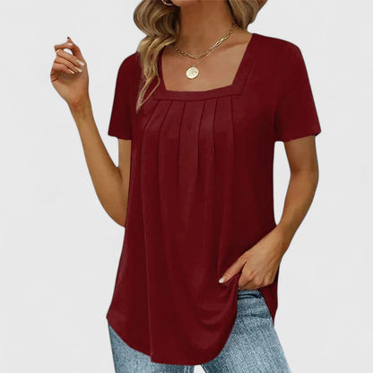 Evelyne | Blouse d'été sophistiquée