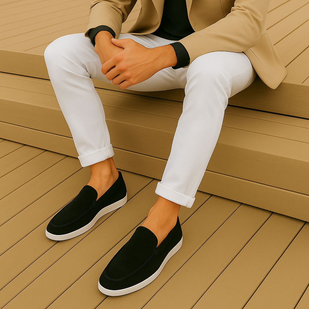 Mocassins décontractés à enfiler pour homme