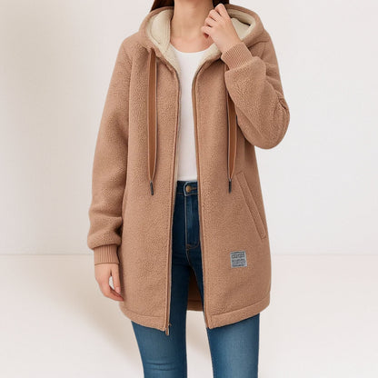 Veste polaire douce et chaude pour femme