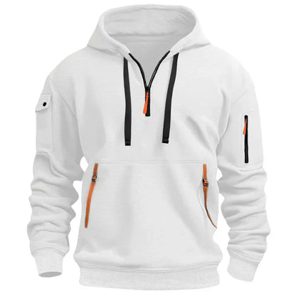 Sweat à capuche oversize gris ardoise pour homme
