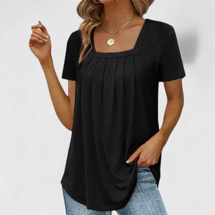 Evelyne | Blouse d'été sophistiquée