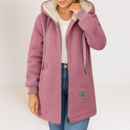 Veste polaire douce et chaude pour femme