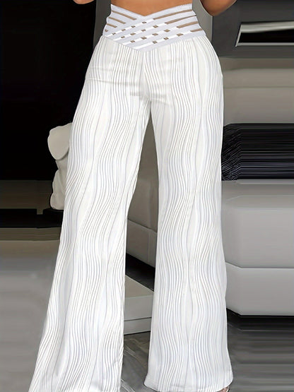 Emma | Pantalon taille haute croisé