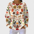 Women’s Classic Holiday Print Pullover Sweater
