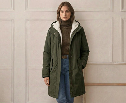 Women’s Cozy Hooded Weatherproof Coat