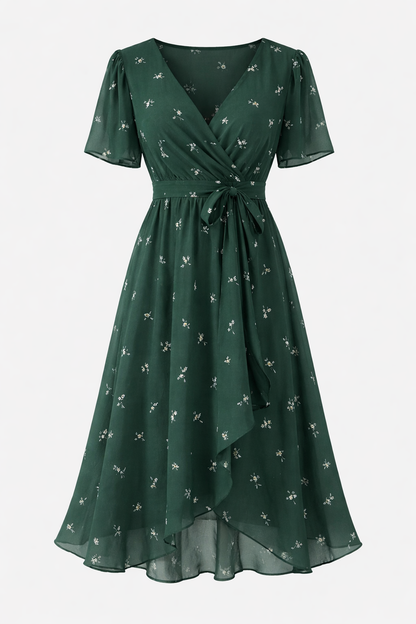 Aria | Robe midi imprimée mosaïque