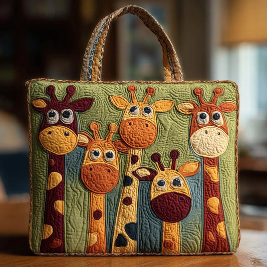 Sac cabas matelassé - Girafe