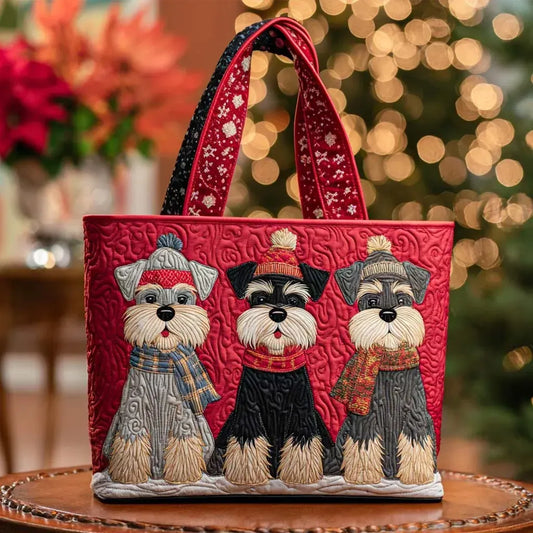 Sac artisanal - Trio de schnauzers