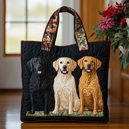 Sac fourre-tout artisanal - Trois Labradors