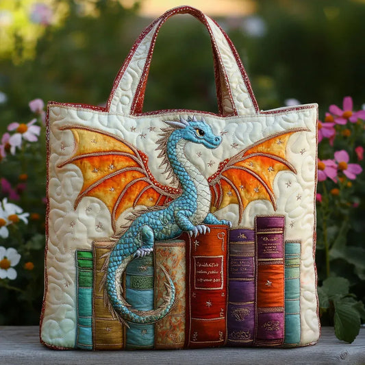 Sac matelassé - Gardien du livre Dragon Émeraude