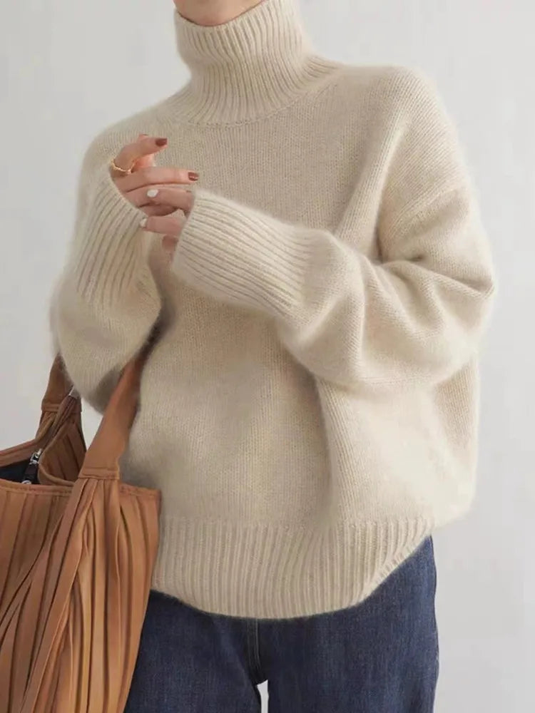 Pull en maille douce pour femme