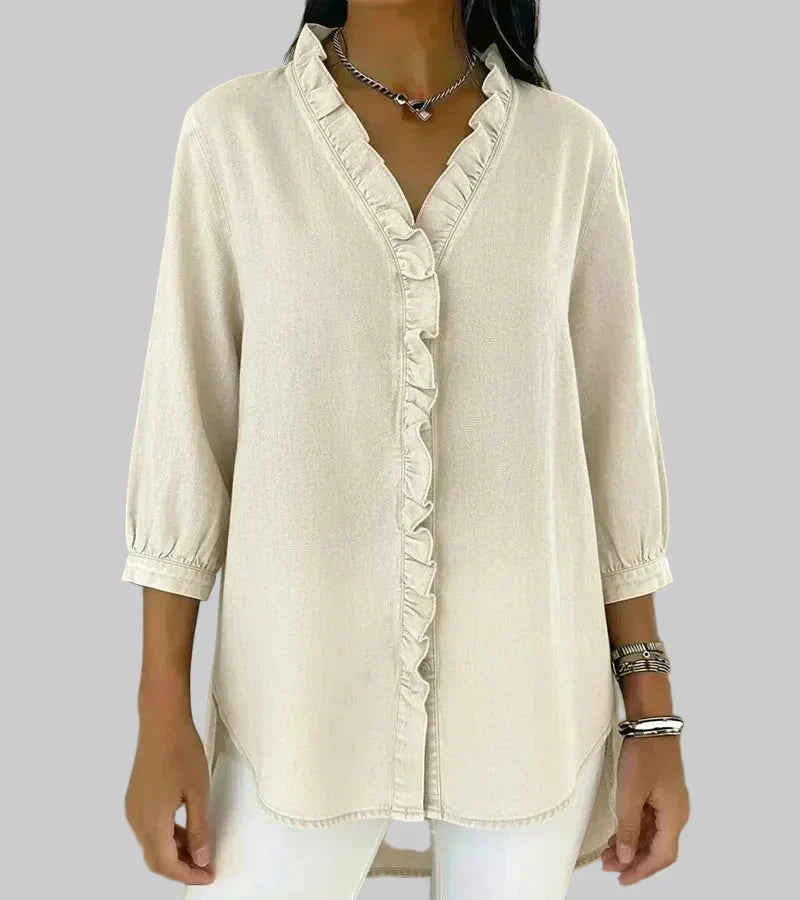 Blouse élégante en denim Abigail™