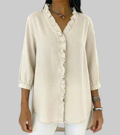 Blouse élégante en denim Abigail™