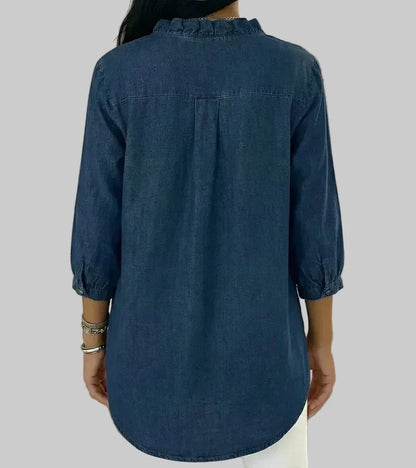 Blouse élégante en denim Abigail™
