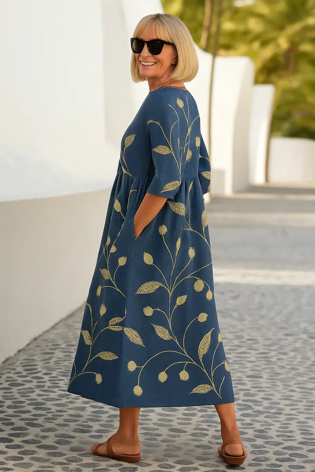 Emily | Robe midi décontractée