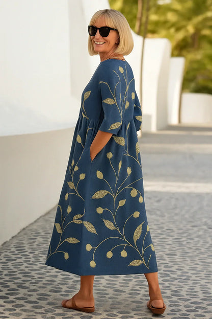 Emily | Robe midi décontractée