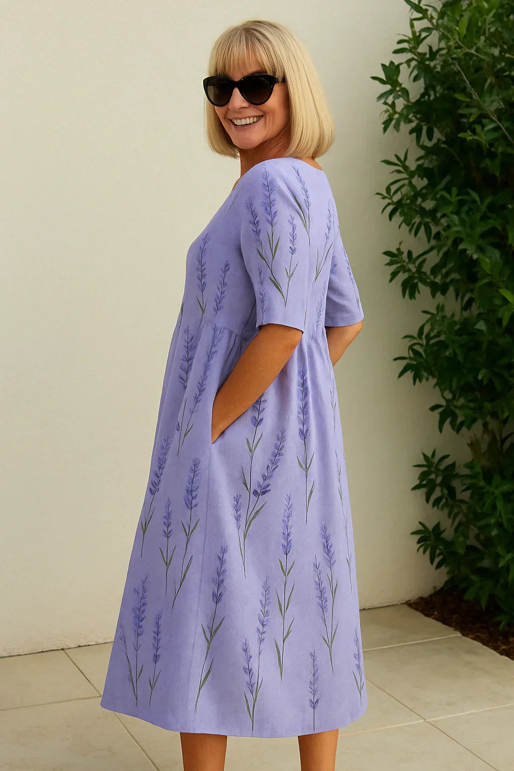 Emily | Robe midi décontractée