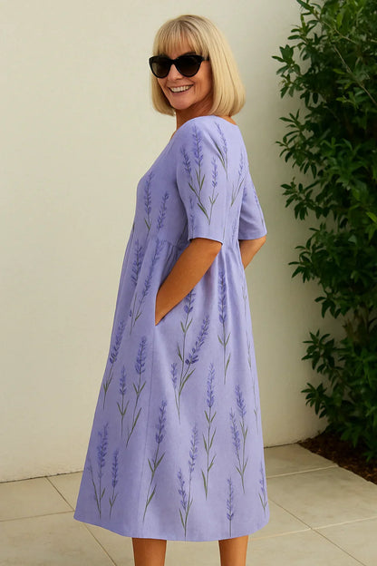 Emily | Robe midi décontractée