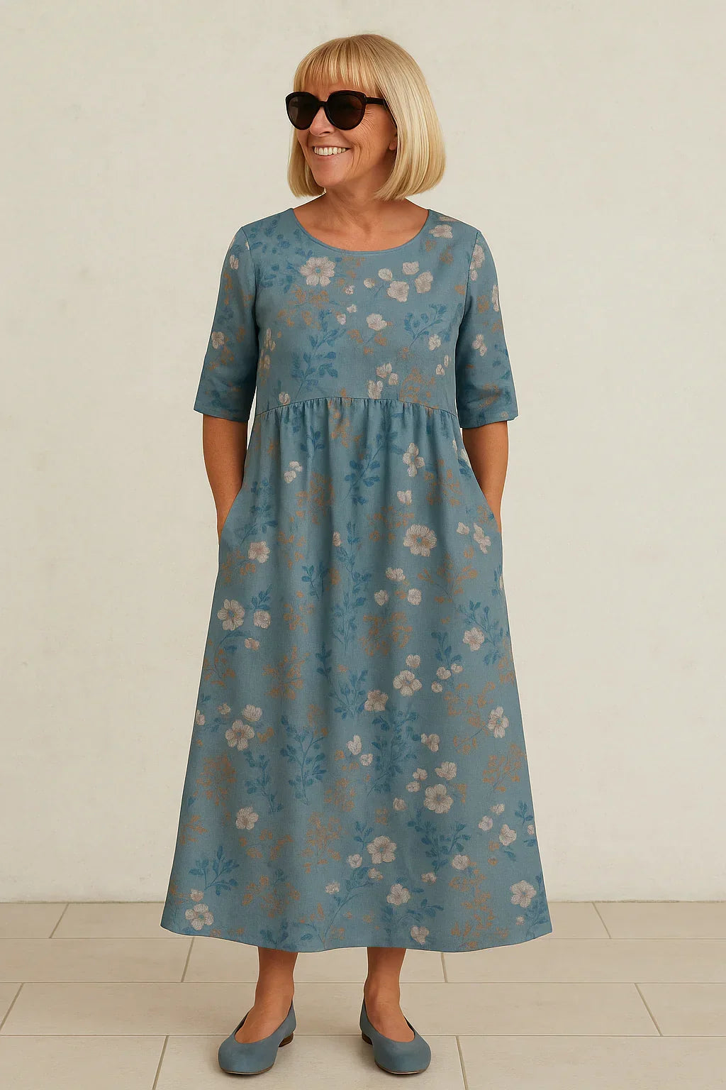 Emily | Robe midi décontractée