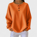 Pull en maille à col boutonné pour femme