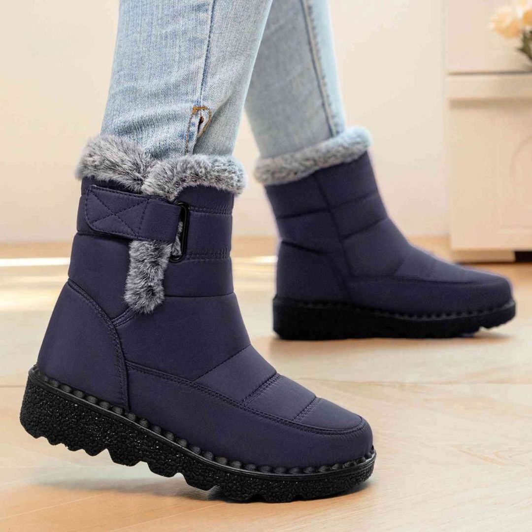 Bottes de neige chaudes, isolées et antidérapantes pour femmes