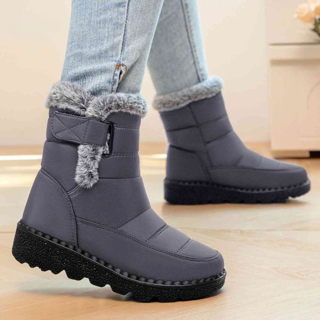 Bottes de neige chaudes, isolées et antidérapantes pour femmes