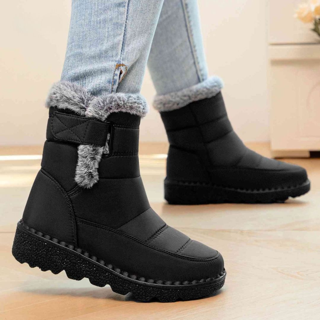 Bottes de neige chaudes, isolées et antidérapantes pour femmes