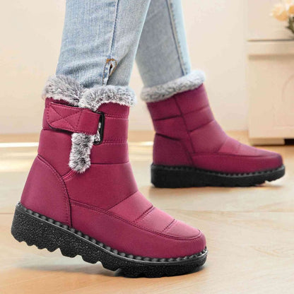 Bottes de neige chaudes, isolées et antidérapantes pour femmes