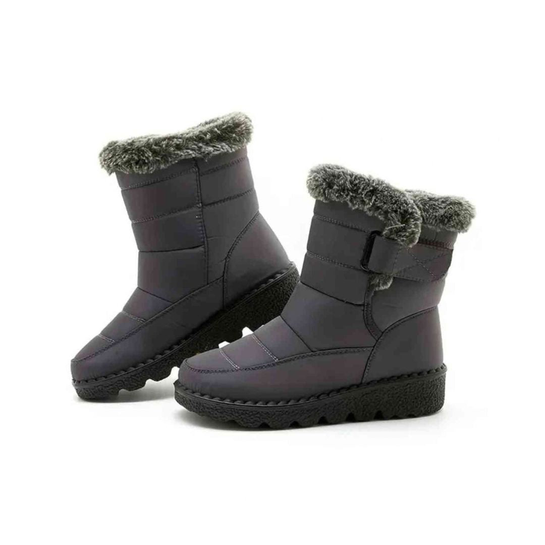 Bottes de neige chaudes, isolées et antidérapantes pour femmes