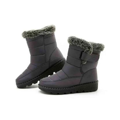 Bottes de neige chaudes, isolées et antidérapantes pour femmes