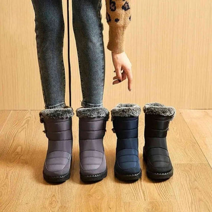 Bottes de neige chaudes, isolées et antidérapantes pour femmes