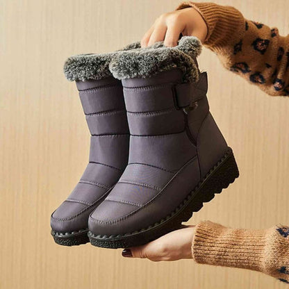 Bottes de neige chaudes, isolées et antidérapantes pour femmes