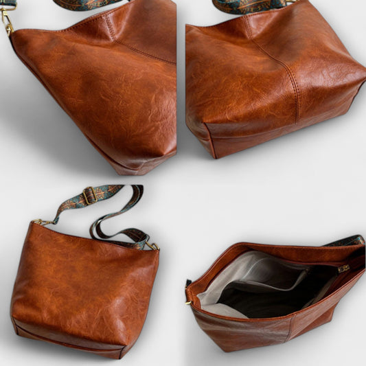 Sac à main vintage vert pour femme, avec poignée supérieure et bandoulière