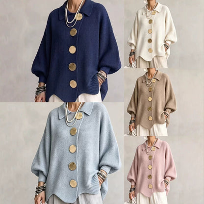 Cardigan oversize à col pour femme