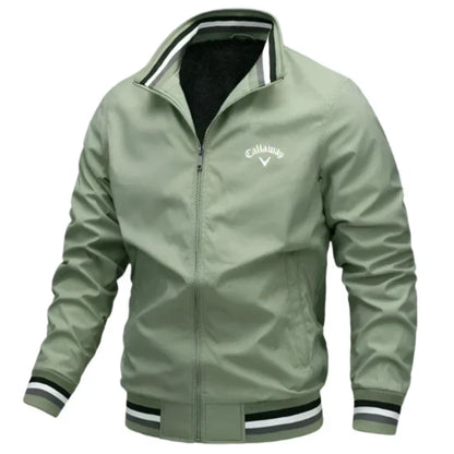Blouson aviateur classique zippé pour homme