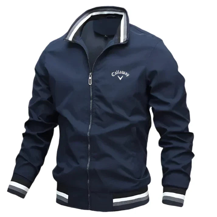 Blouson aviateur classique zippé pour homme