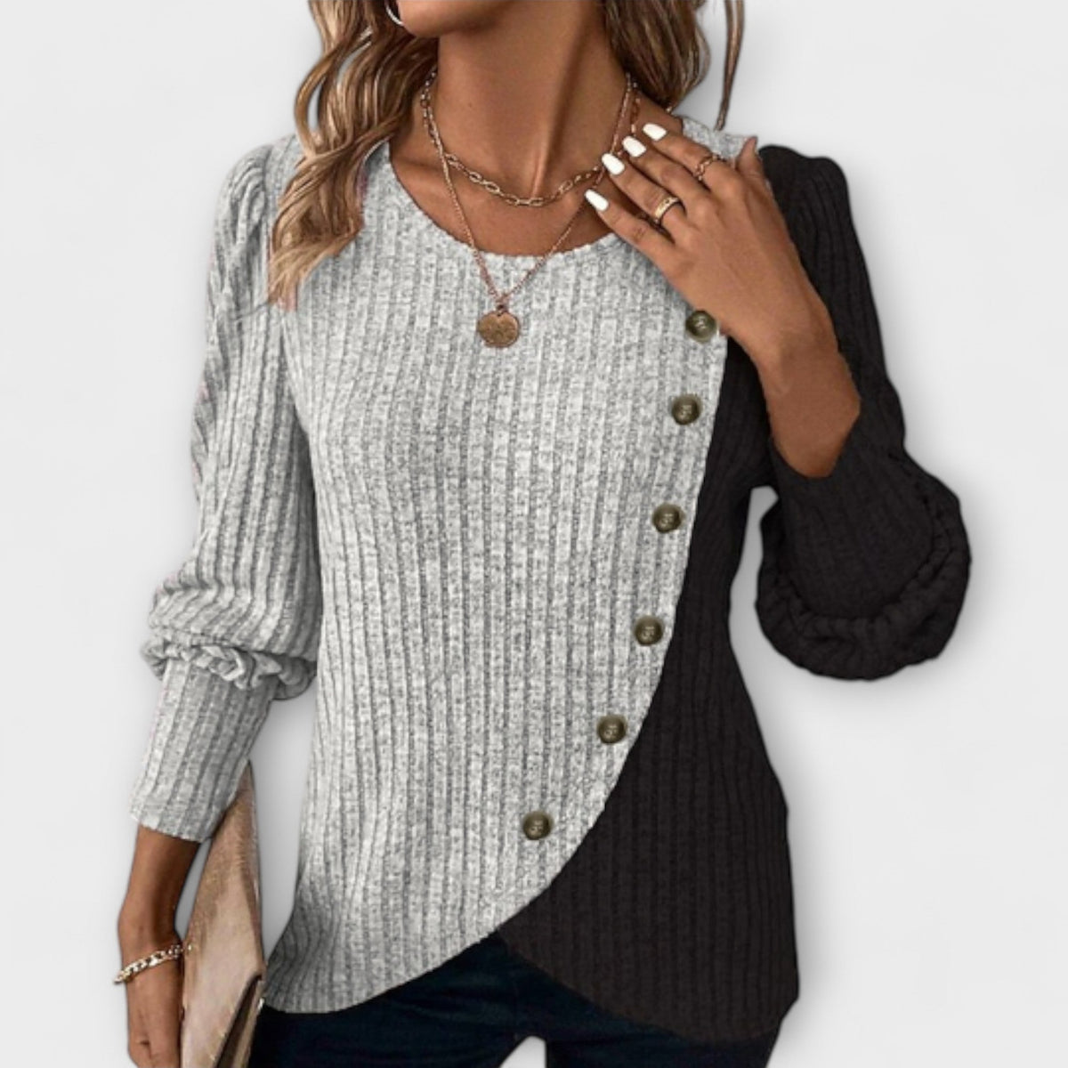 Taylor | Blouse en maille élégante