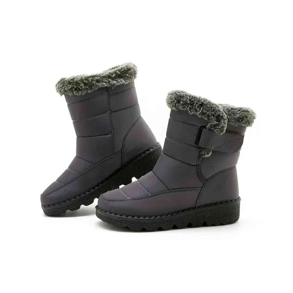 Bottes de neige isolées antidérapantes pour femmes