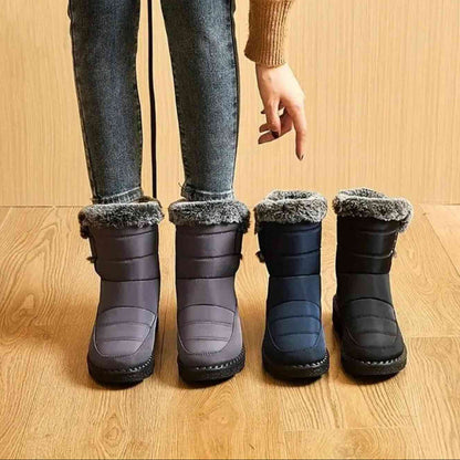 Bottes de neige isolées antidérapantes pour femmes
