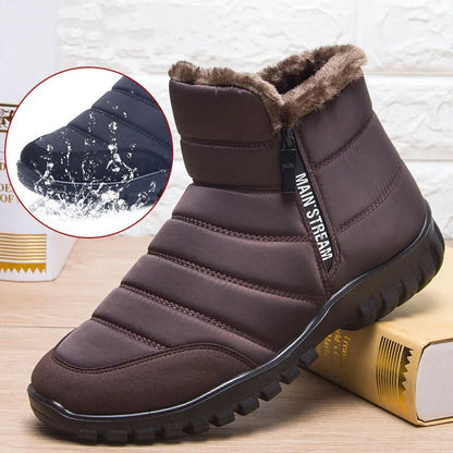 Chaussures d'hiver isolées antidérapantes