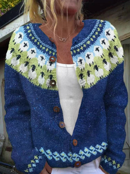 Sophie | Cardigan islandais vintage