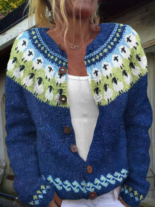 Sophie | Cardigan islandais vintage