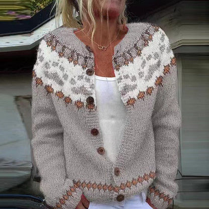 Emery | Cardigan islandais vintage