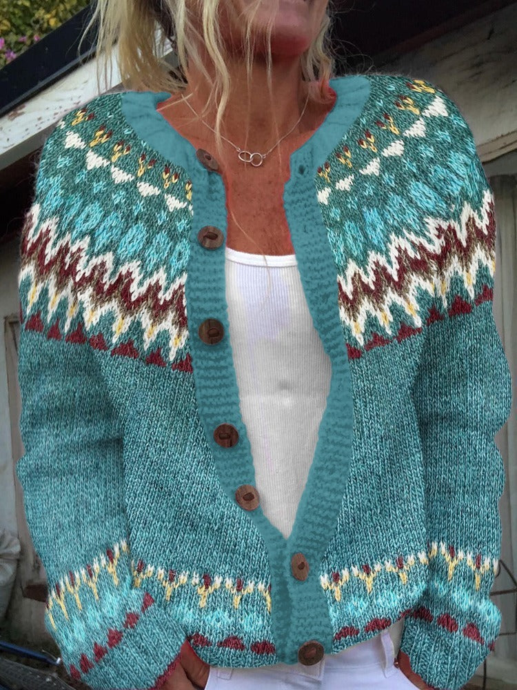 Serenity | Cardigan Islandais Vintage