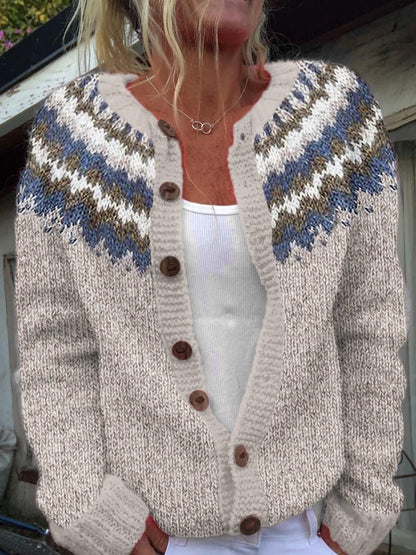 Peyton | Cardigan islandais vintage