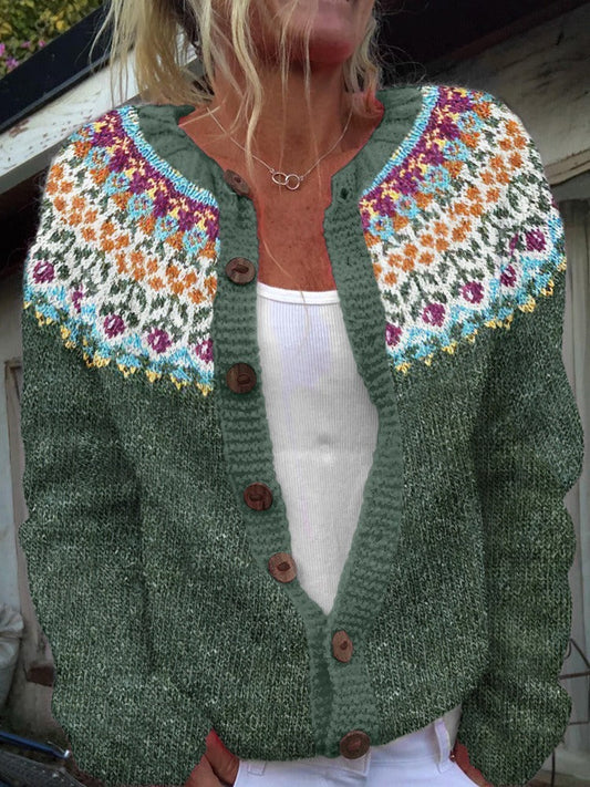 Alice | Cardigan islandais vintage