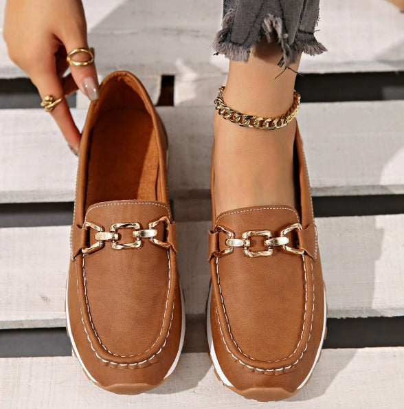 Chloé - Mocassins plats orthopédiques à boucle