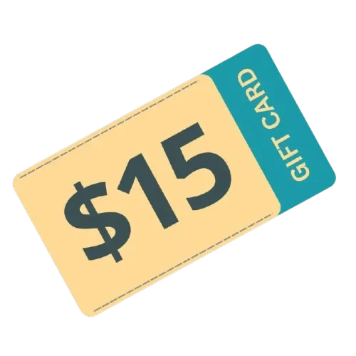 CARTE-CADEAU DE 15 $