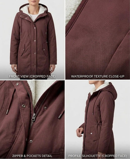 Women’s Warm Hooded Puffer Coat